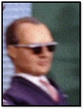 Man in dark glasses (12) behind the Duchess