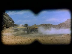 An unknown thief makes his getaway