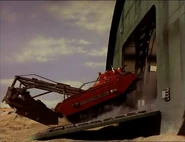 The Excavator exiting Pod 5