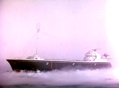 The sea starts to bubble