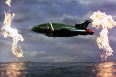 Thunderbird 2, arriving with Thunderbird 4