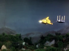 The sealing unit being towed underwater