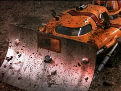 View of the heat-resistant shield constructed from Cahelium Extract X and ceramic additives