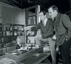Desmond Saunders (left) and Bob Bell (right) c. 1966