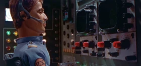 Brad Newman at the controls of Zero-X's main body command centre