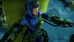 Virgil putting on the Jaws of Life