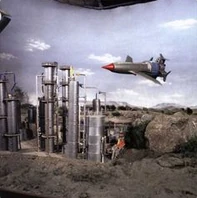 Thunderbird 1 (Behind-the-scenes photo)