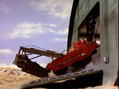 The Excavator leaves the pod