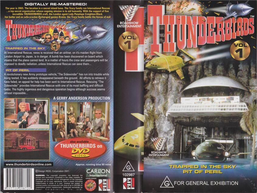Thunderbirds (Carlton VHS) Volume 1 | Thunderbirds Wiki | Fandom