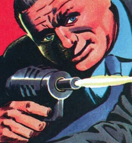 Gardoni firing a pistol