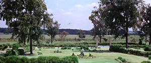 Looking across the Heath, from the front of the Mansion