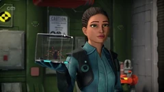 "It's okay. I found the little guy trying to crawl away."