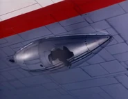 Dammaged undercart bay, caused by Thunderbird 2