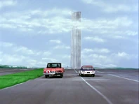 A view of Thompson Tower from the Motorway