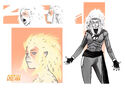 Domenico Carbone designs of Cheetara for the ThunderCats: Cheetara spin-off series.