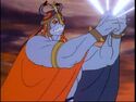 Mumm-Ra tries to open the talisman of Thundera