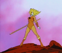 Cheetara in the intro to ThunderCats.