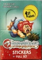 Display of ThunderBrats Stickers Full Set package