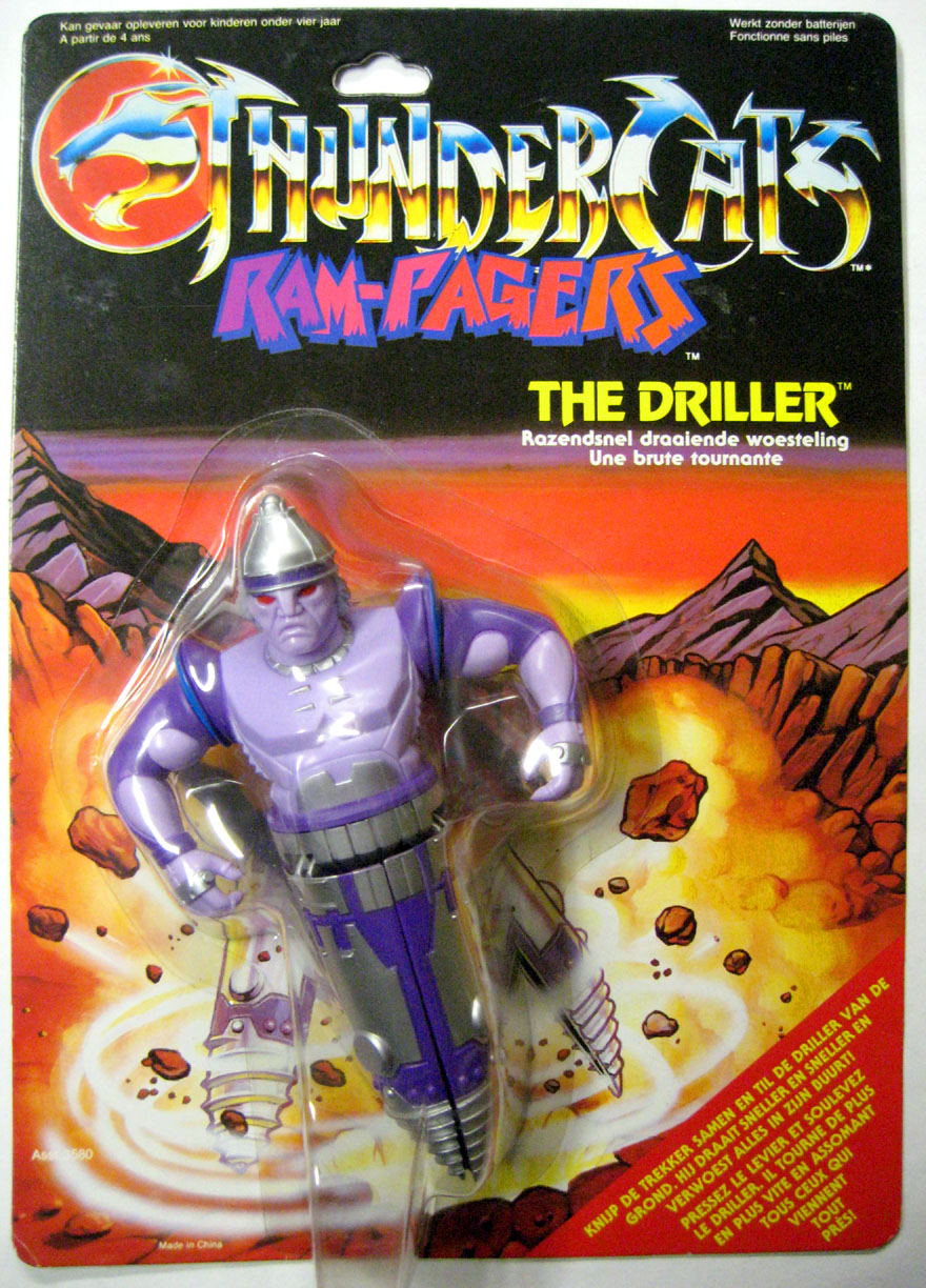 LJN Toyline: Driller | ThunderCats wiki | Fandom