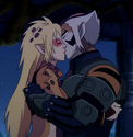 Tygra and Cheetara first kiss