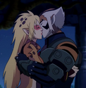 Tygra Cheetara first kiss