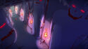 Hallway coming from the Entrance Door (from episode: "Exodus, Part 2")