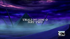 Trials of Lion-O - Part 2 Title Card