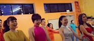 Ngọc Anh, Tóc Tiên, Kỳ Phương Uyên và Minh Tuyết tập dượt cho liên khúc Bốn Mùa mở màn chương trình
