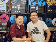 Thanh Phong cùng nhạc sĩ Thái Thịnh vào đầu tháng 12 năm 2022