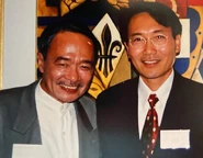 Châu Đình An và thi sĩ Du Tử Lê năm 2001