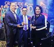 Tô Ngọc Kim, David Dương và Tô Ngọc Thủy trong sự kiện Gratitude To America - 50 Years