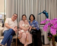 Tô Ngọc Thủy và gia đình nhạc sĩ Võ Hoài Phúc năm 2025