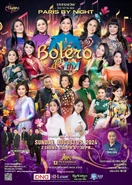 Poster của Bolero & Em, phiên bản thứ tư với việc bổ sung Hương Lan và loại trừ đi Myra Trần