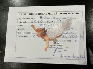HoangHuyLong-COVIDTestCard