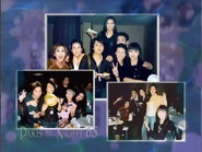 Marie Tô và các nghệ sĩ trong buổi tiệc liên hoan