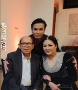 Tô Văn Lai, Mạnh Quỳnh và Như Quỳnh vào tháng 4 năm 2021