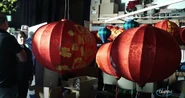 Các đèn lồng Trung Hoa được sử dụng trong chương trình