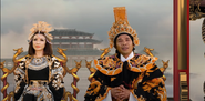 Mỹ Huyền và Trương Quốc Huy trong hài kịch Tính Sổ Cuối Năm