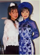 Hoàng Lan và một nữ nhạc công violin