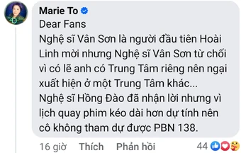 MarieTocommentaboutVanSon&HongDaoinPBN138