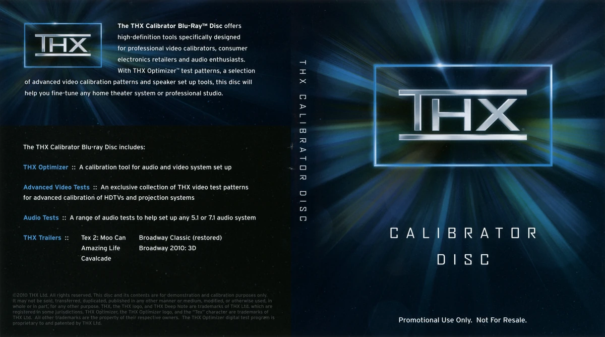 THX Calibrator Disc THX Wiki Fandom