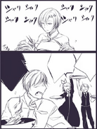 Comic featuring Banica and her servants by Ichika