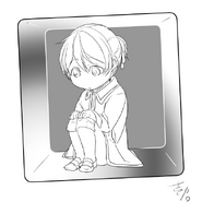 Иллюстрация Аллена в Черном ящике от Ichika