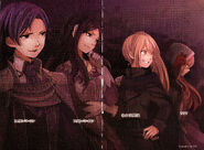 Line up of the light novel's antagonists