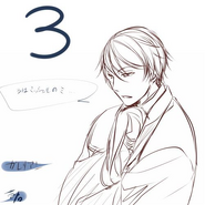 Illustration of Gallerian Marlon for the countdown until the manga's release by Ichika