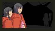 The two refuse to leave in spite of the watchman's explanation