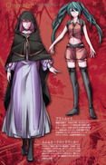 Elluka and Platonic's profiles from Deadly Sins of Evil: Evil Food Eater Conchita