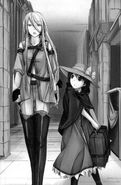 Riliane assists Yukina so she can cross the border to Beelzenia