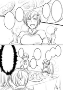 Comic featuring Banica and her servants by Ichika