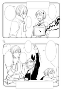 Comic of Joseph with Banica, Arte, and Pollo by Ichika